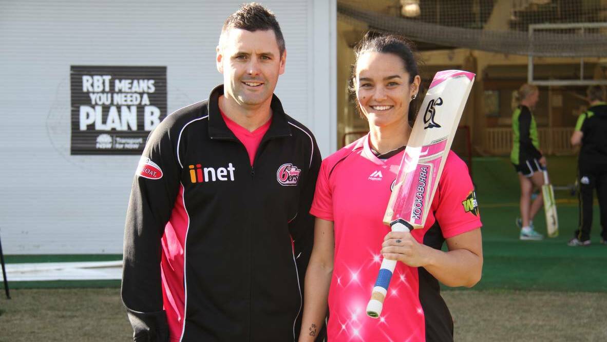 Future Star: The Sydney Sixers have signed two-time World Cup baseballer Renee Straumietis to a rookie training contract after impressing Sixers' coach Ben Sawyer at the WBBL Future Stars trial. Picture: Sydney Sixers