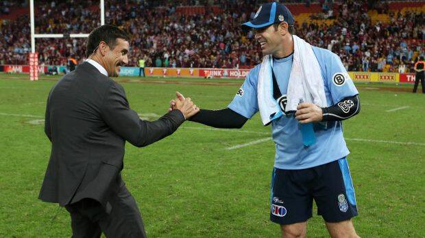 Andrew Johns has said he would consider a NSW assistant or consultancy role, possibly with Brad Fittler, if Laurie Daley decided to step down. Photo: NRL Imagery