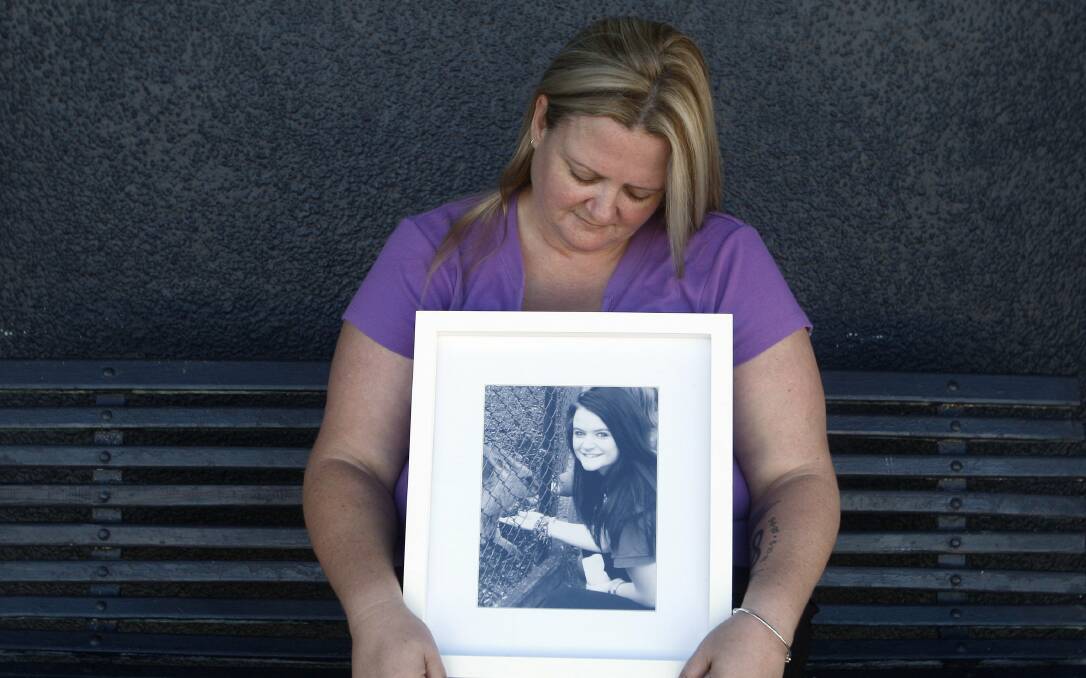 Online war: Ness Love-Monk, whose daughter Courtney committed suicide in 2012, hopes the eSafety Commissioner's powers to shut down damaging social media posts may help curb cyber bullying. 