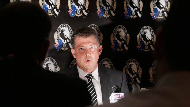 Collingwood CEO Gary Pert has resigned. Photo: Darrian Traynor