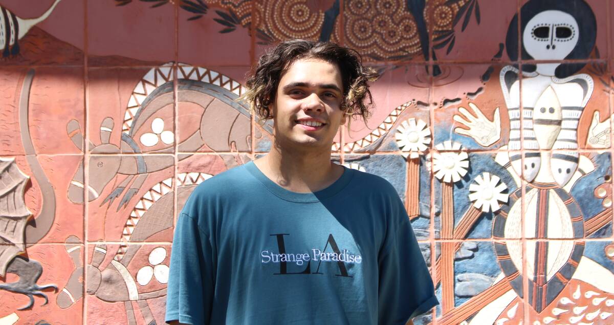 AN INSPIRATION: Jordan says he wants use his talents to show other young Indigenous people that anything is possible with a little bit of work. Picture: Claudia Farhart