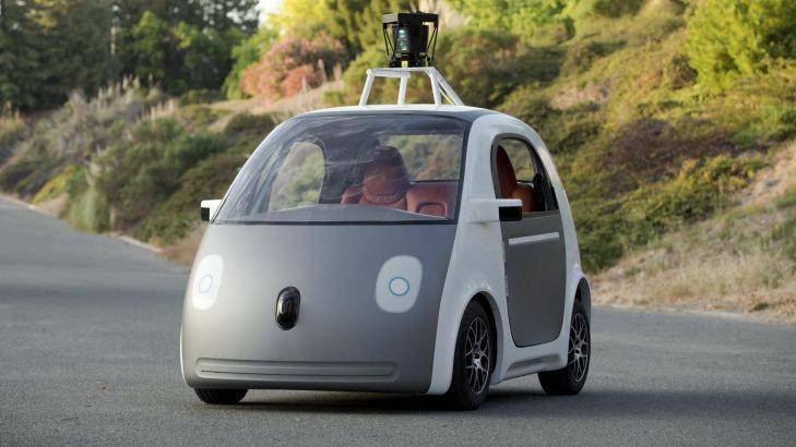A prototype of Google's driverless car. Photo: Fairfax