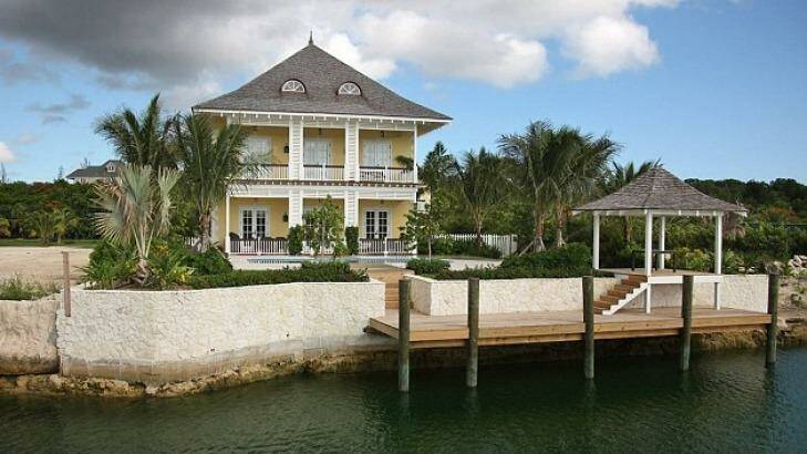 Idyllic: Lleyton Hewitt's Bahamian retreat. Photo: Supplied
