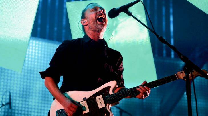 Radiohead's Thom Yorke. Photo: Edwina Pickles