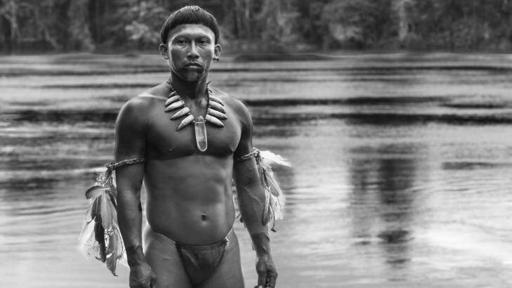 <i>Embrace of the Serpent</i> was shot in a remote area with a cast of Amazonians. Photo: Supplied