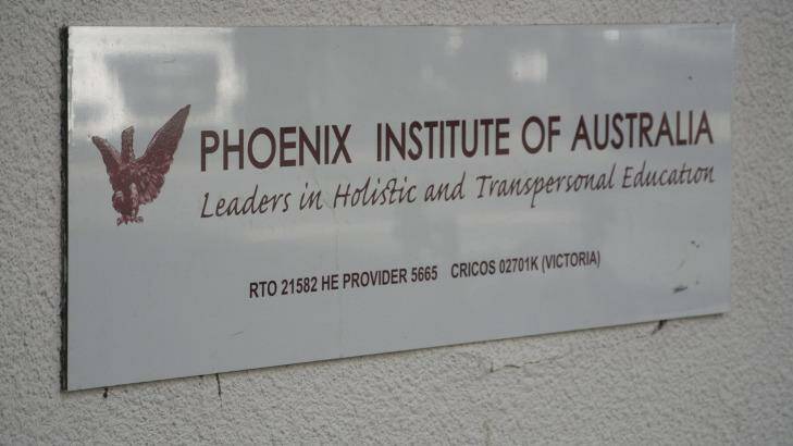 The bricks and mortar Phoenix Institute that will be shut down.