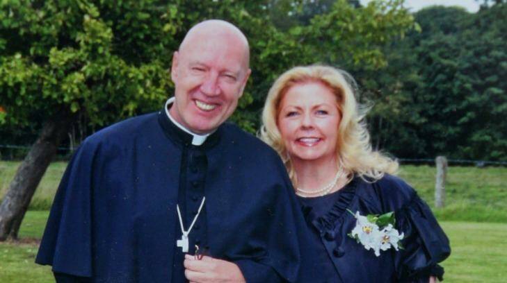 Father Max-Augustine Eggert and his wife Jane Robinson.