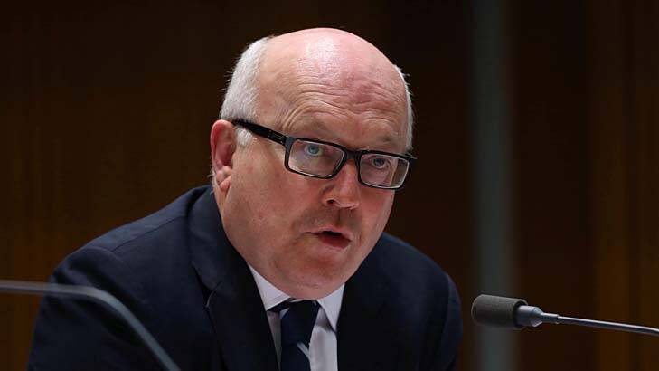 Will introduce legislation allowing ASIO to use innocent third-party computers to hack into a computer used by a suspect terrorist or criminal: Attorney-General Senator George Brandis. Photo: Andrew Meares