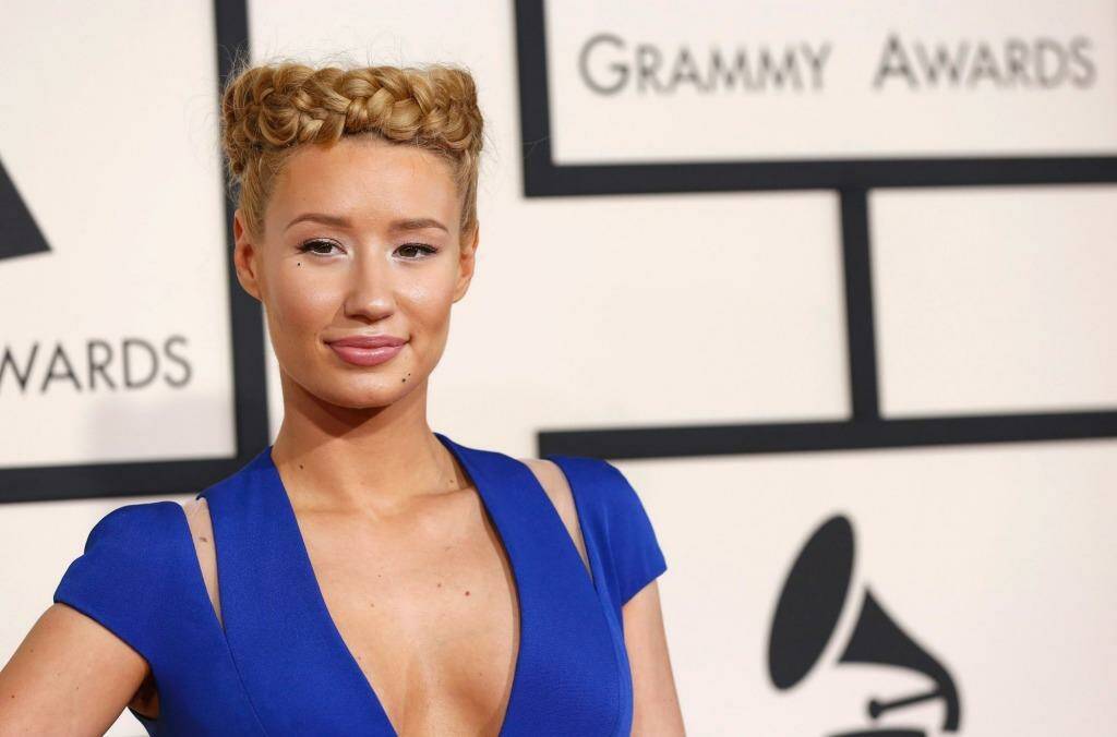 Rapper Iggy Azalea arrives at the Grammy Awards earlier this month. Photo: Mario Anzuoni