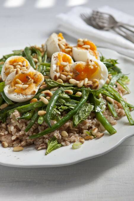 Crack open a tin of tuna to use in this brown rice salad from Karen Martini <a href="http://www.goodfood.com.au/good-food/cook/recipe/tuna-brown-rice-sumac-and-green-bean-salad-20121023-282tu.html"><b>(recipe here).</b></a> Photo: Marina Oliphant