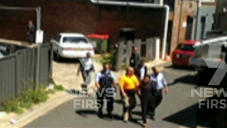 The teenagers were arrested in Bankstown Photo: Channel 7