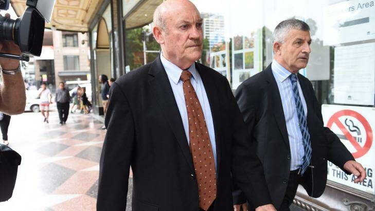 Former Labor minister Ian Macdonald  appeared in court on charges relating to the Doyles Creek mine deal.

 Photo: Nick Moir
