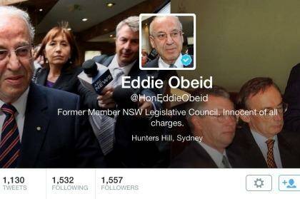 Blocked: The fake Twitter account used an improvised 'blue tick' to suggest its authenticity.