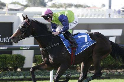 Upset: Werther rained on the expected Waller parade in Saturday's Eagle Farm Cup. Photo: Tertius Pickard