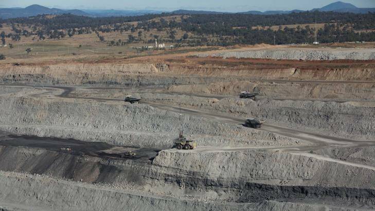 A Rio Tinto coal mine in the Hunter Valley. Photo: Supplied