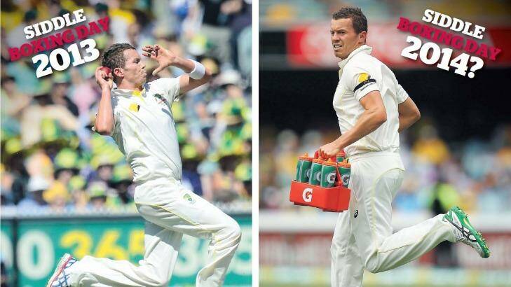 Peter Siddle: a year makes a big difference. Photo: Justin McManus, Getty Images