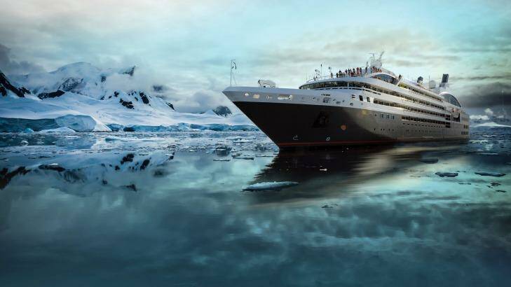APT cruises into Antarctica on Le Boreal. Photo: Supplied