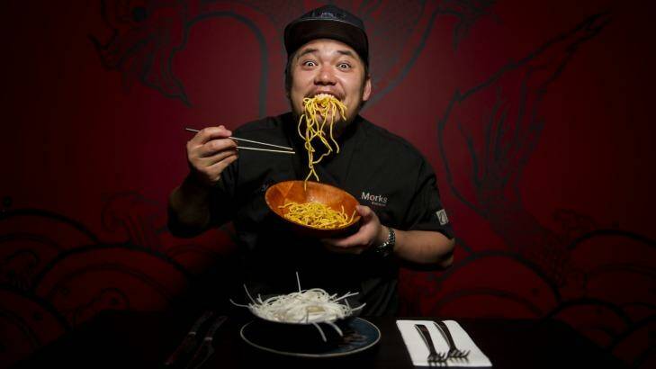 Excited: Mork Ratanakosol of Morks restaurant in Kingston happy to see that the Night Noodle Markets will be coming to Canberra for Good Food Month. Photo: Jay Cronan