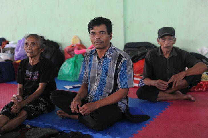 Family of Ketut Purna, son is Nyoman Rauh . Photo: Alan Putra