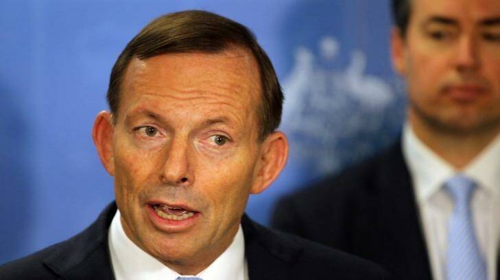 Tony Abbott says the unemployed can't wait for the dream job. Photo: Jonathan Ng