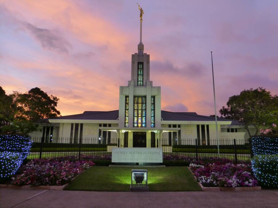 Carlingford landmark: Carlingford's Church of Jesus Christ of Latter-day Saints is one of five Mormon temples in Australia, and the only one in the state.