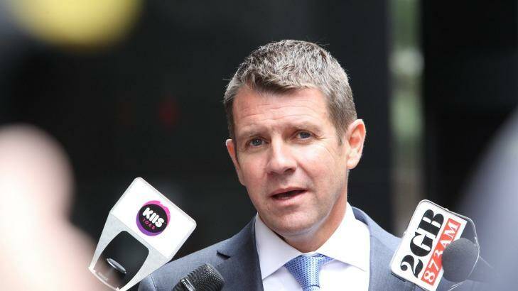 "This is a terrorist incident": Mike Baird at Wednesday's press conference. Photo: Louise Kennerley