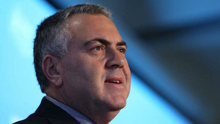 Treasurer Joe Hockey says the changing economy and business world is affecting the amount of tax the government is raising and from whom. Photo: Graham Denholm