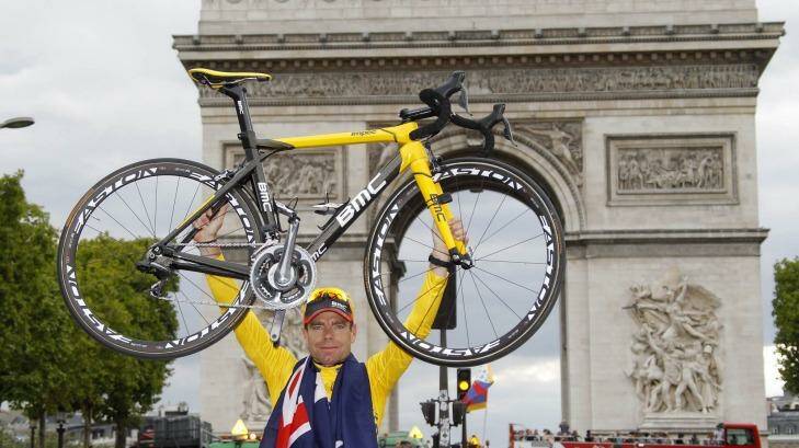Pinnacle: Cadel Evans on winning the Tour de France.