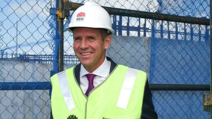 Wants to lease 49 per cent of the power network: Premier Mike Baird. Photo: Brendan Esposito