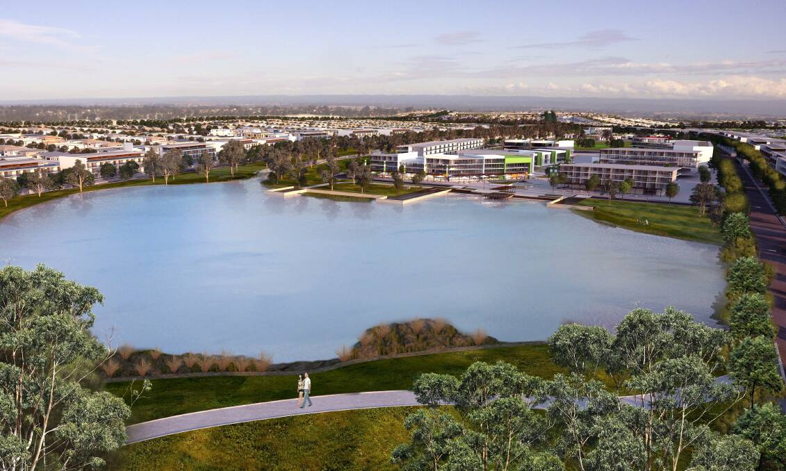 Artist's impression: Box Hill was listed in the Fast 50 Suburbs list in January, 2013. Local authorities expect similar interest in the future Box Hill North estate, pictured, to be created on a parcel of land next-door.