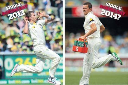 Peter Siddle: a year makes a big difference. Photo: Justin McManus, Getty Images