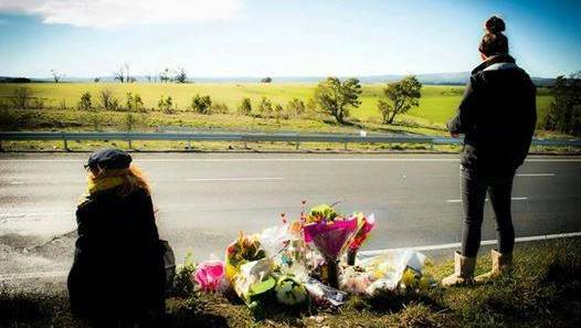 TIME FOR CHANGE: The grieving mother of Nik Barbara, 21, who was killed in a fiery Western Highway crash is calling on road authorities to widen the stretch of road. Picture: Jodie King of JJ Photography
