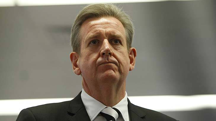 Facing community opposition: Barry O'Farrell. Photo: Louise Kennerley